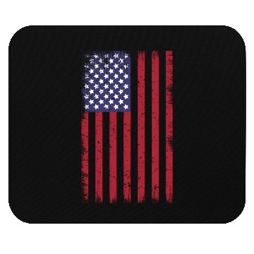 Discover Us American Flag Mouse Pads