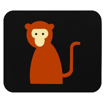Discover Brown Monkey Mouse Pads