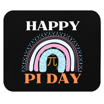 Discover Pi Day Rainbow Mouse Pads