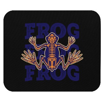Discover Frog cartoon isolated bones Mouse Pads