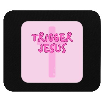 Discover Trigger Jesus Affirmation By Abby Anime(c) Mouse Pads