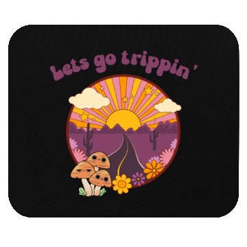 Discover Road Trippin Cool Retro Vintage Road Trip Mouse Pads