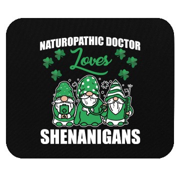Discover Naturopathic Doctor St. Patric's Day Mouse Pads