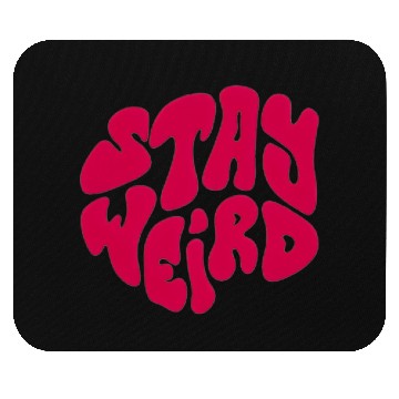 Discover Stay Weird Mouse Pads