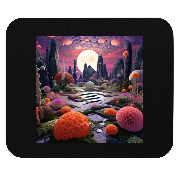 Discover Visually Pleasing Moonlight Coral [Surreal Aesthet Mouse Pads