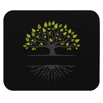 Discover Family Reunion,, Family Reunion Tree, tree logo Mouse Pads