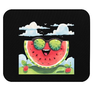 Discover Cute Watermelon Party Summer Melon Fruit Mouse Pads