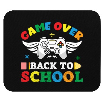 Discover Game over back to school Mouse Pads