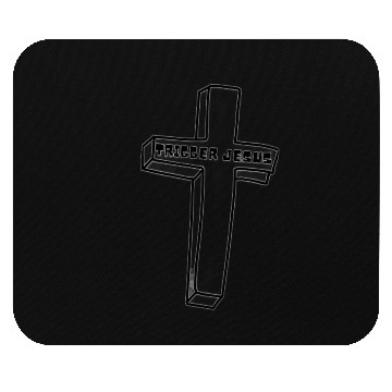 Discover Trigger Jesus Affirmation By Abby Anime(c) Mouse Pads