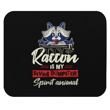 Discover Raccoon Lover Trash Picking Dumpster Diving Trash Mouse Pads