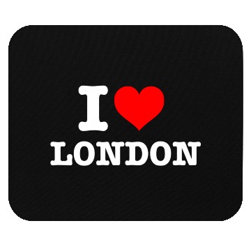 Discover London I Love London I Heart London Mouse Pads
