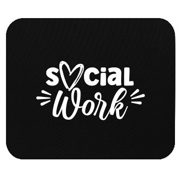 Discover Social Work Graduation Job Worker Mouse Pads