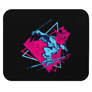 Discover Ski 80S 90S Skiing Mouse Pads