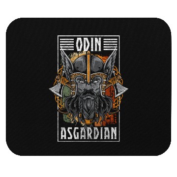 Discover Odin Valhalla Symbol Mouse Pads