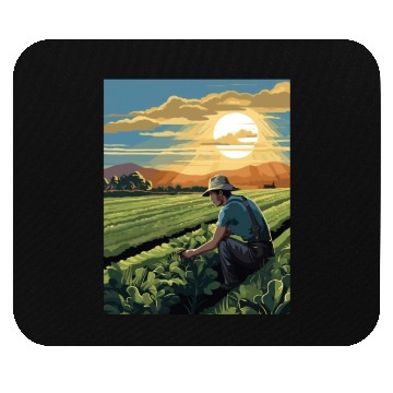 Discover Farming Farmer Farm Agriculture Mouse Pads