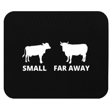 Discover Small Cow Far Away Mouse Pads Funny Father Ted Dougal