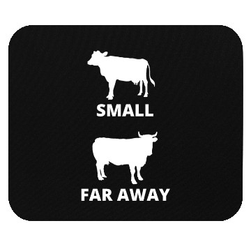 Discover Small Cow Far Away Mouse Pads Funny Father Ted Dougal