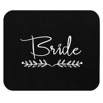 Discover Bride Wedding Bride and Groom Mouse Pads