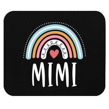 Discover Mimi For Grandma Family Rainbow Mouse Pads