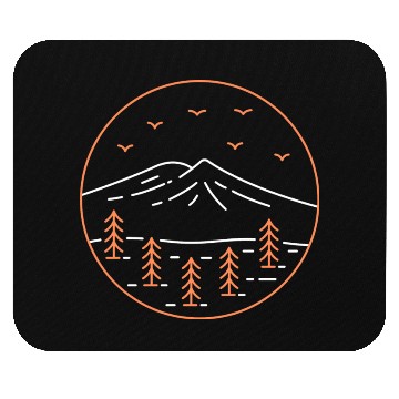 Discover Mountain Forest Mouse Pads