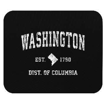 Discover Washington Dc Athletic Sports Mouse Pads