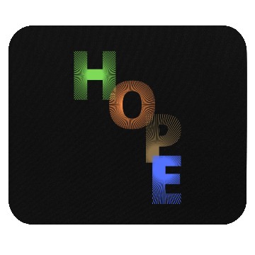 Discover Colourful Modern Typography Mouse Pads