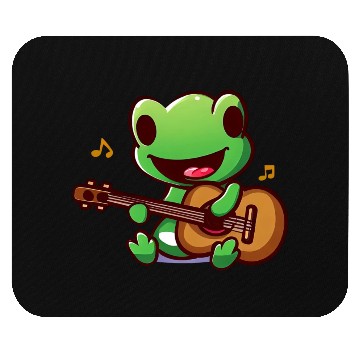 Discover Grooving Frog guitarist Mouse Pads