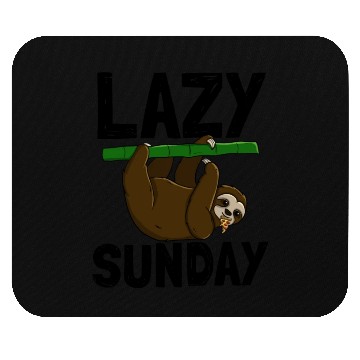 Discover Lazy Sunday Sloth Mouse Pads