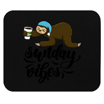 Discover Sunday Vibes Sloth Mouse Pads