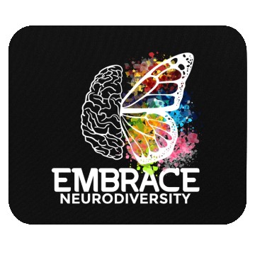 Discover Embrace Neurodiversity - Adhd Awareness Mouse Pads