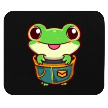 Discover Frog in the bag Mouse Pads