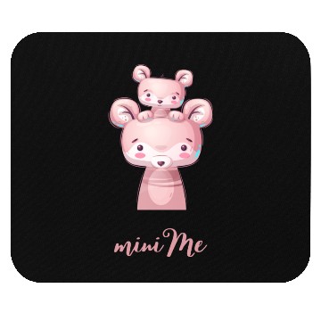 Discover Cute Little Pink Mini-Me Mouse Pads