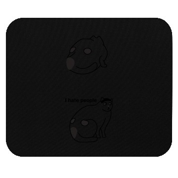 Discover I Hate People Cat Mouse Pads