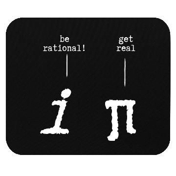 Discover Funny Math circle number pi quote cool Mouse Pads
