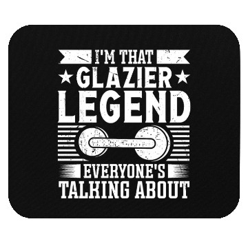 Discover Glazier worker legend glassworker window install Mouse Pads
