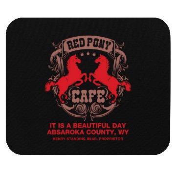 Discover Red Pony It Is A Beautiful Day Mouse Pads