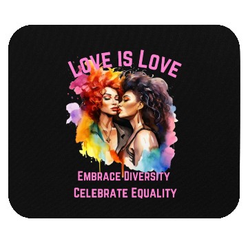 Discover Love is Love Embrace Diversity, Celebrate Equality Mouse Pads