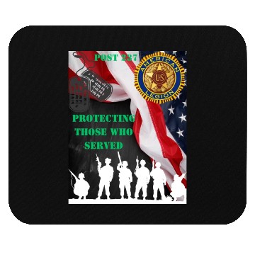 Discover Protect those who served Mouse Pads