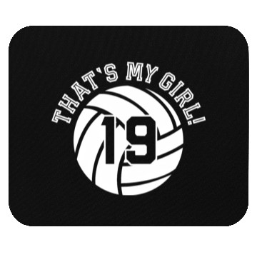 Discover 19 Volleyball Player That'S My Cheer Mom Dad Team Mouse Pads
