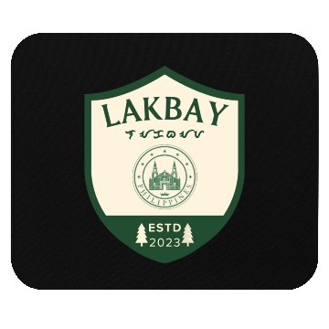 Discover LAKBAY TRAVEL light trans Mouse Pads