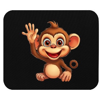 Discover Cute Monkey for Kids for a Kid Mouse Pads