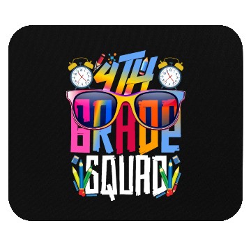Discover Fourth Grade Squad Teacher Student Funny Mouse Pads