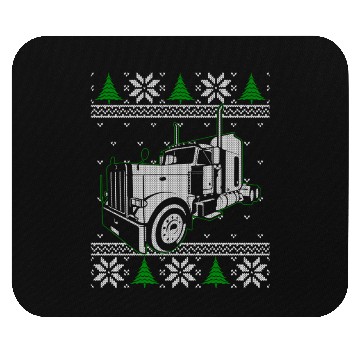 Discover Trucker Ugly Truck Driver Mouse Pads