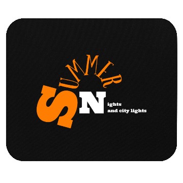 Discover Summer nights and city lights Mouse Pads