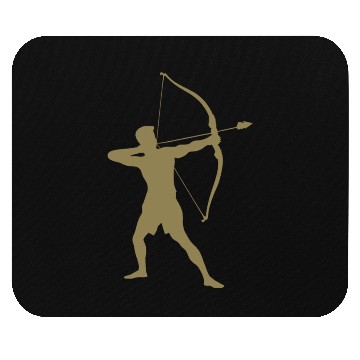 Discover Archer Silhouette, Precise Archery Design Mouse Pads