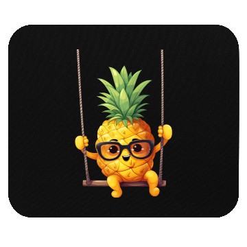 Discover Pig with Sunflower Wreath, Charming Farm Animal Mouse Pads