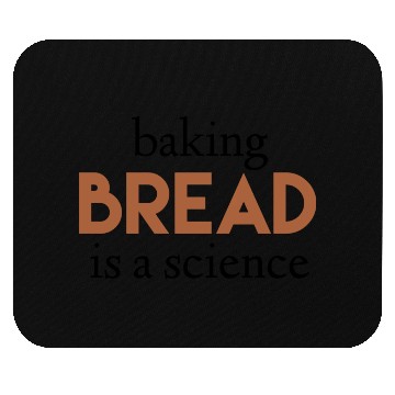 Discover Baking bread is a science vintage hippie music Mouse Pads