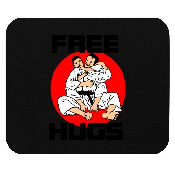 Discover Free hug with text 'Free' Hugs Mouse Pads