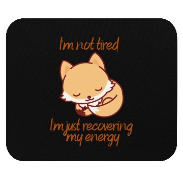 Discover Tired Fox Mouse Pads