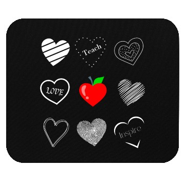 Discover Teach Love Inspire Mouse Pads